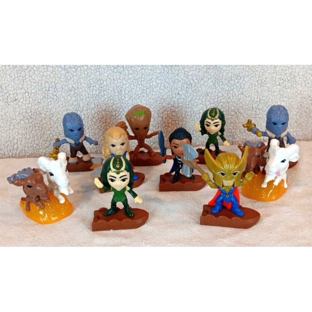 2022 McDonald's Happy Meal Toys THOR Love and Thunder MARVEL Set of 10